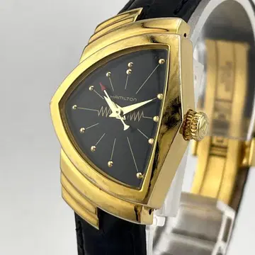 [ 작동 ] 해밀턴 HAMILTON 벤츄라 손목시계 골드 남성용