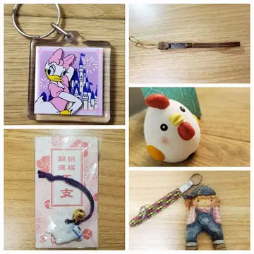 빈티지 디즈니 5종 세트 소 닭 라이온 킹 행운의 물건