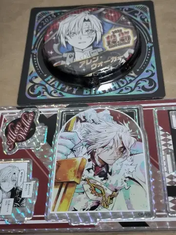 D.Gray-man 아렌 워커 벌스데이 디오라마 캔뱃지