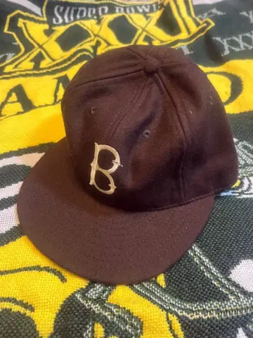 에베츠 필드 브라운 B 자수 야구 모자