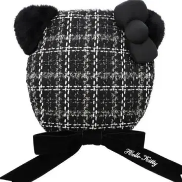 유니버셜 USJ 산리오 키티 베레모 캡 햇 리본 2024