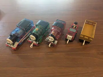 토마스 프라레일 차량 세트 5대 탑햄 해트 경 포함 키라키라 스켈레톤