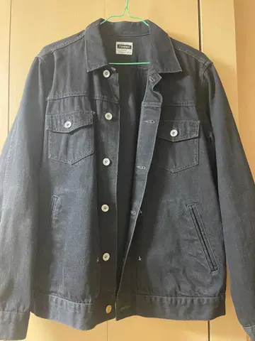 타미힐피거 데님 자켓 블랙