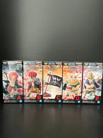 원피스 엘바프 월드 컬렉션 피규어 5체 세트