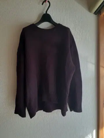 BEAUTY&YOUTH 다크 퍼플 스웨터 M