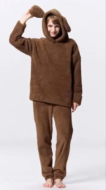 GU 마쉬멜로우 느낌 후디 세트 (긴팔) (토이 푸들)