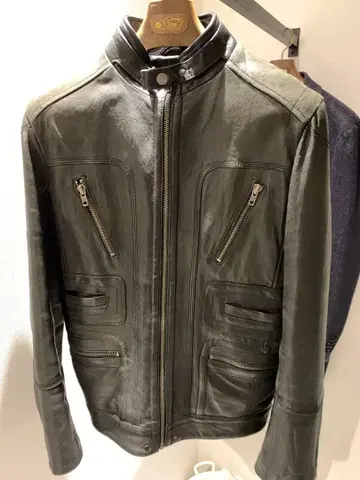 Zadig & Voltaire 가죽 라이더 자켓