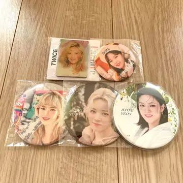 twice 정연 캔뱃지 5개 세트