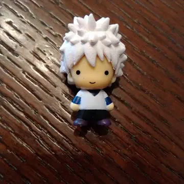 화이트 헤어 캐릭터 키링 약 5cm