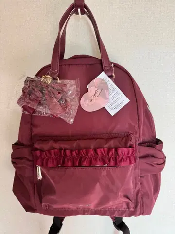 아오키 미사코 콜라보 시마무라 온라인 한정판 백팩 리본 포함 새상품