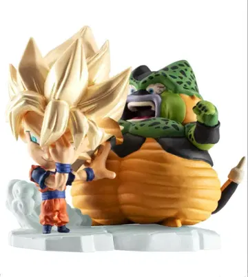 드래곤볼 슈퍼 전사 피규어 9 손오공(슈퍼 사이어인)&셀(제2형태)
