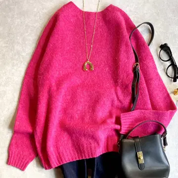 새상품급 맥피 할리 오브 스코틀랜드 울 크루넥 니트