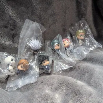 주술회전 캡슐 피규어 컬렉션 7개 세트 판매