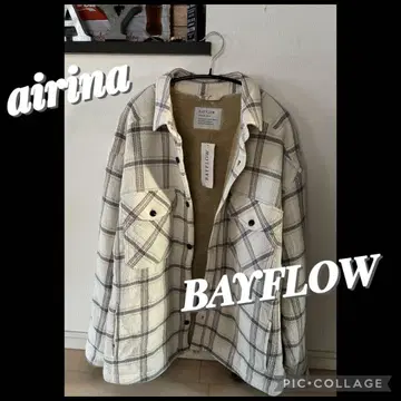 BAYFLOW 체크 보아 자켓 12501