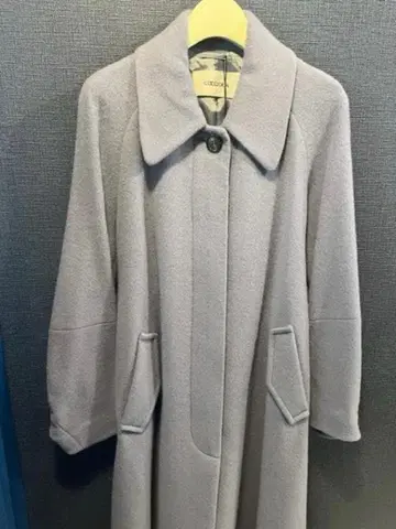 COCO DEAL 스탠 칼라 라운드 헴 코트 2