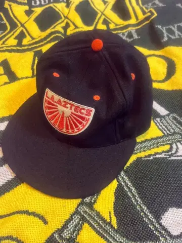 에베츠 필드 야구 모자 블랙 오렌지