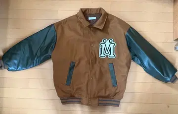 뮤에타 MUHET 바시티 자켓 인조 가죽