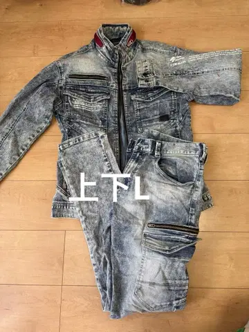 데님 자켓과 팬츠 세트 겨울용