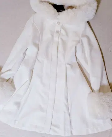 ROJITA 코트 롱 코트 화이트