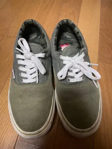 VANS 카모플라쥬 울트라쿠시 ERA pro 올리브 그린
