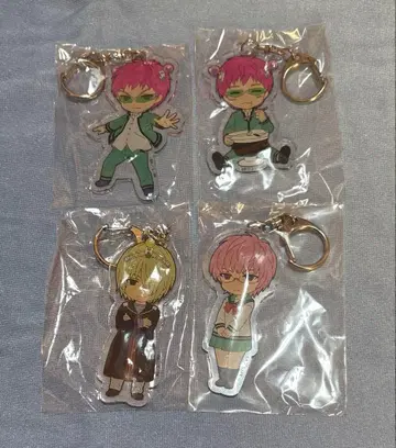 사이키 쿠스오의 재난 픽시루 아크릴 키링 쿠스오 소스케