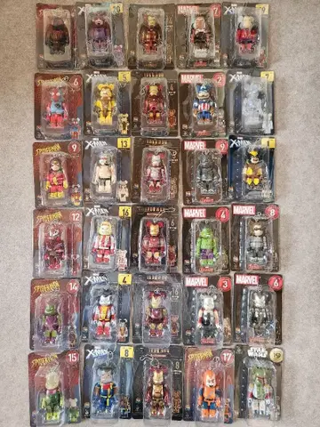 베어브릭 30개 마블