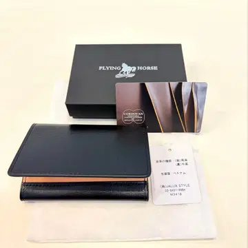 미사용 새상품 코도반 명함지갑 블랙 박스 포함