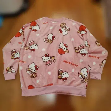 시마무라 키티 보아 트레이닝복 중간 복숭아 4L