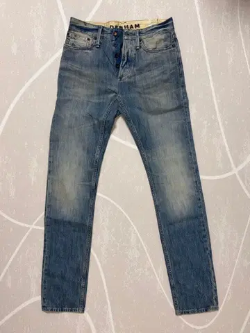DENHAM 라이트 블루 데님 슬림 핏