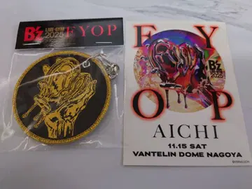 B'z FYOP 플라잉 택 초일 스티커 2종 세트