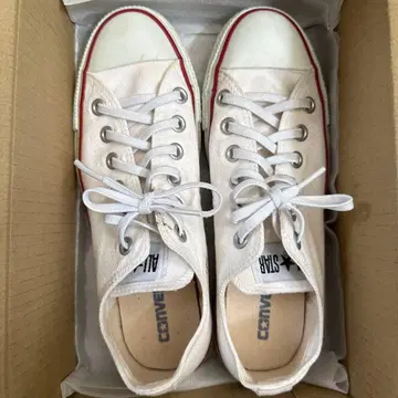 Converse 올스타 화이트 스니커즈