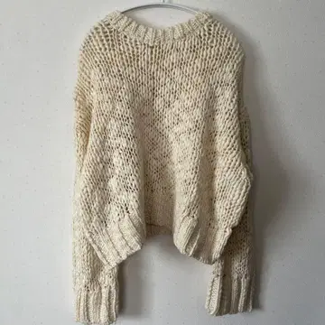 슬라브 니트 풀오버 LS