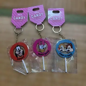 디즈니 캔디 키링 3세트