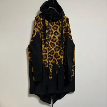 [ 새상품급 ] ankoROOK 앙코락 레오파드 모즈 코트