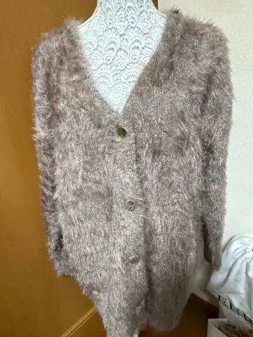 PROPORTION 옅은 브라운 라메 니트 스웨터 S