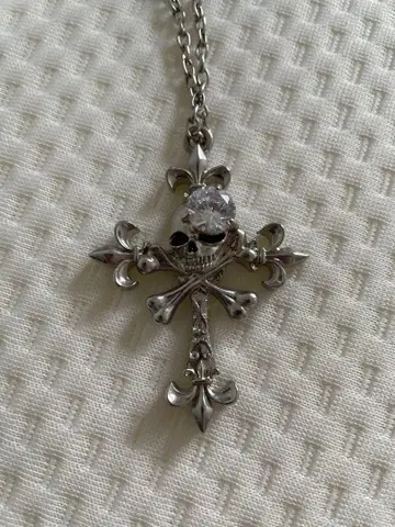 실버 목걸이 해골 빈티지 제품
