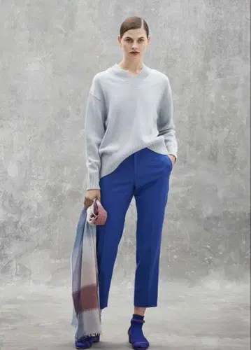 새상품 드로어 울 팬츠