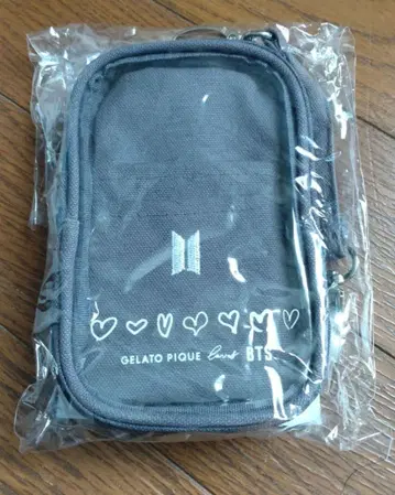 BTS GELATO PIQUE CARRY POUCH 그레이