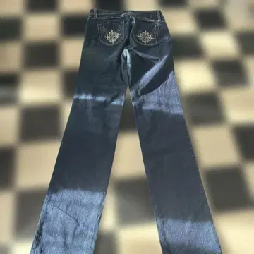 DIX 자수 포켓 다크 블루 청바지 해외 데님 90's