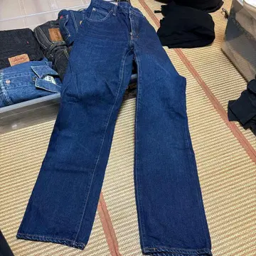 EDWIN 70s 다크 네이비 데님 스트레이트 레그