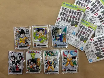 드래곤볼 40th 그 첫 번째 제일복권 F상 아크릴 피규어 7종