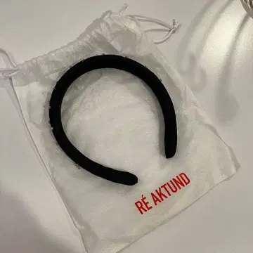 RE AKTUND 리액턴트 블랙 머리띠