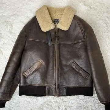 AVIREX 아비렉스 B-3 무스탕 플라이트 자켓 사이즈 44