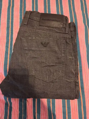 EMPORIO ARMANI 스키니 데님 다크 그레이