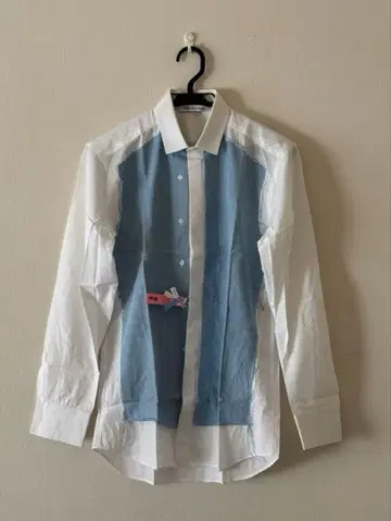 NEIL BARRETT 긴팔 셔츠 데님 패널 15/38