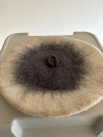 울 펠트 그라데이션 베레모