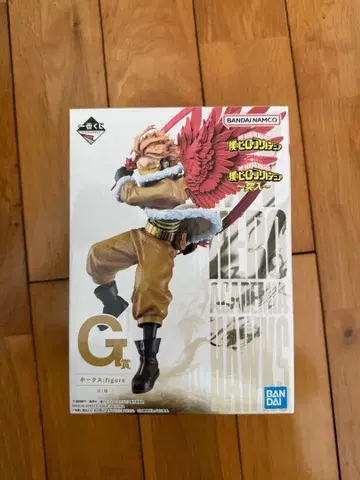 제일복권 나의 히어로 아카데미아 돌입 G상 호크스 피규어