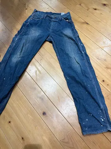 오어슬로우 베이커 팬츠 페인트 가공 사이즈 1