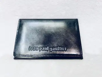 장 폴 고티에 실버 이단 접이식 카드 케이스
