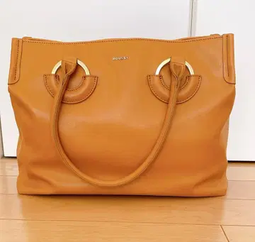 MOUSSY 카멜 토트백